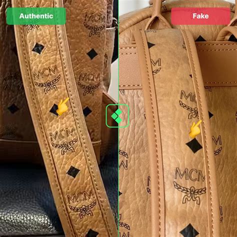 how to tell fake mcm bags|how to spot a real mcm bag.